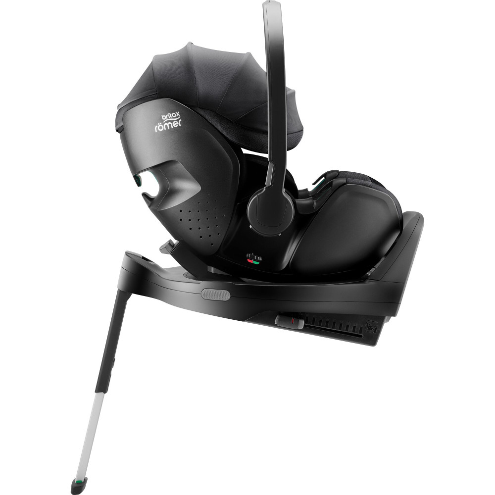 Britax Romer Baby-Safe Pro - автокресло для новорожденного, легкое, раскладывается до лежачего положения (от рождения до 15 месяцев / 40 - 85 см) с поворотной базой ISOFIX Vario Base 5Z • Style Carbot Black