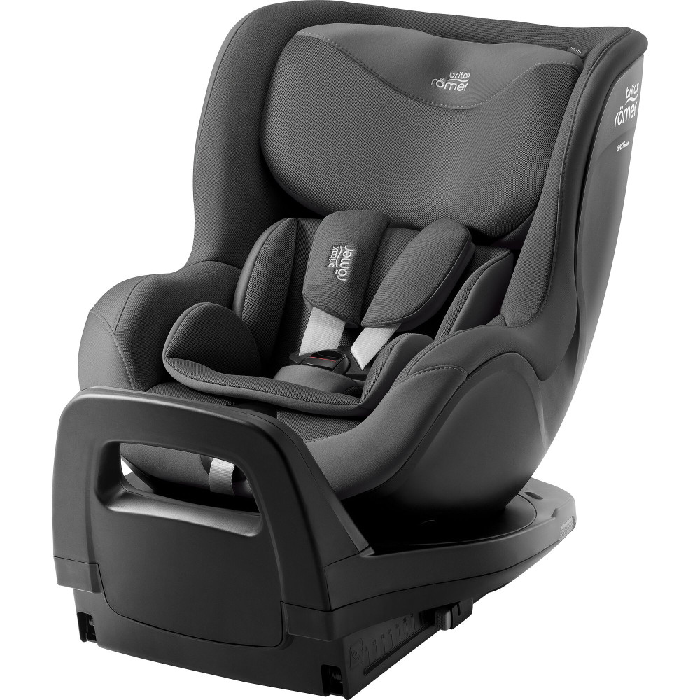 Britax Romer Dualfix PRO M - дитяче автокрісло (від 3 місяців до 4 років / 61 - 105 см) з функцією повороту 360 (по ходу та проти напрямку руху), кріплення ISOFIX • Style Mineral Grey