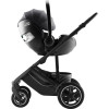 Britax Romer Baby-Safe Pro - автокресло для новорожденных (автолюлька), легкое, регулируется до положения лежа (от рождения до 15 месяцев / 40 - 85 см) • Classic Deep Black