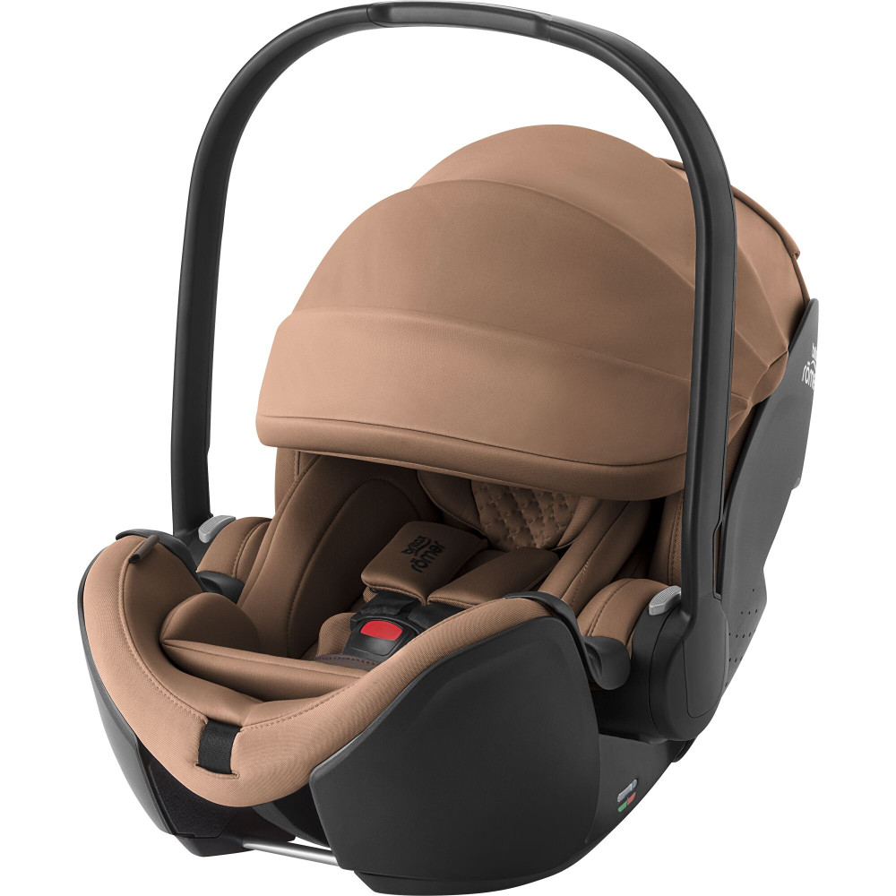 Britax Romer Baby-Safe Pro - автокресло для новорожденных (автолюлька), легкое, регулируется до положения лежа (от рождения до 15 месяцев / 40 - 85 см) • LUX Warm Caramel
