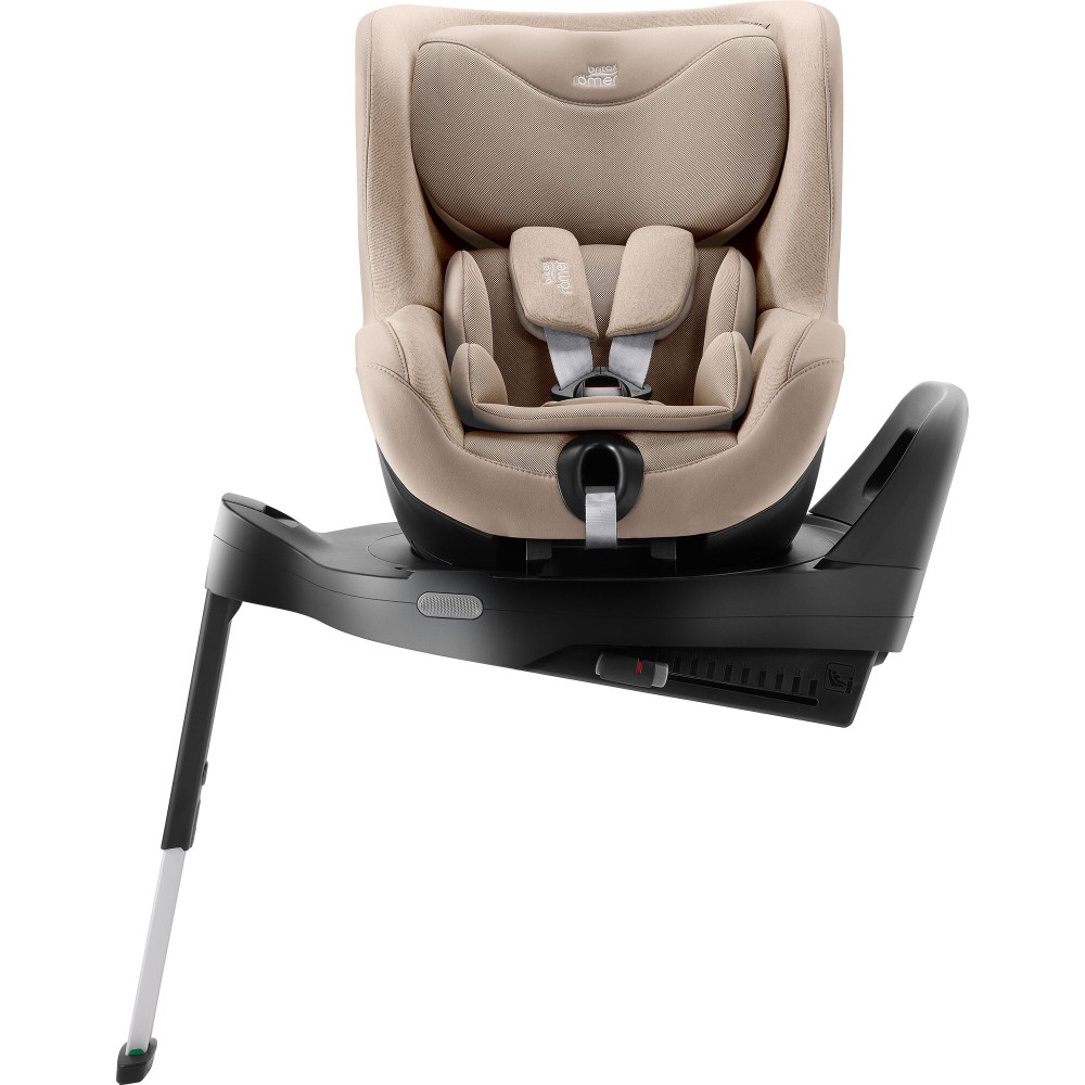 Britax Romer Dualfix PRO M - детское автокресло (от 3 месяцев до 4 лет / 61 - 105 см) с функцией поворота на 360 градусов (против и по ходу движения), с креплением ISOFIX • Style Teak