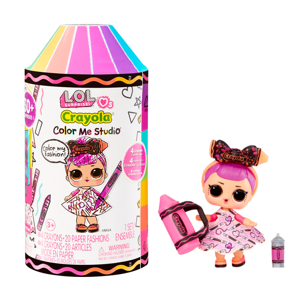 Ігровий набір з лялькою L.O.L. Surprise! серії Crayola" – Кольоринки" (505273)