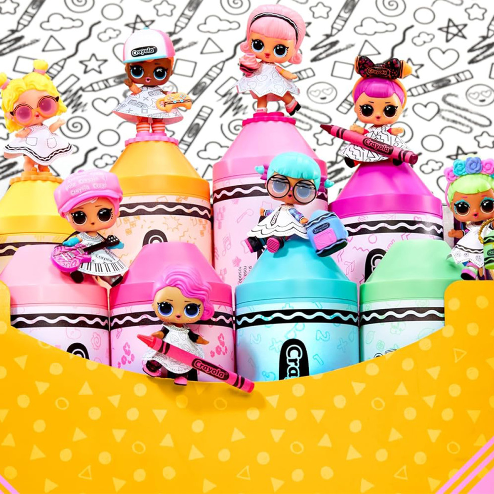 Ігровий набір з лялькою L.O.L. Surprise! серії Crayola" – Кольоринки" (505273) Ігровий набір з лялькою L.O.L. Surprise! серії Crayola" – Кольоринки" (505273)
