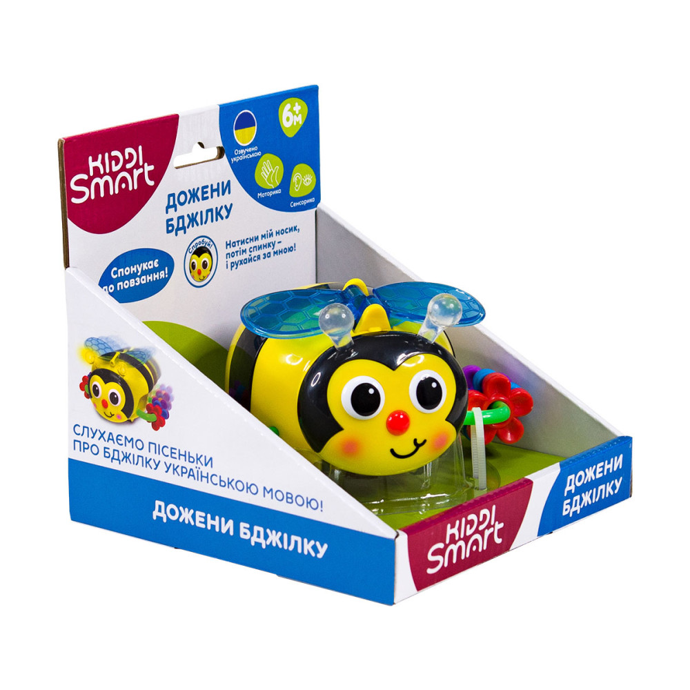Інтерактивна іграшка Kiddi Smart Дожени бджілку (557822-43) Інтерактивна іграшка Kiddi Smart Дожени бджілку (557822-43)