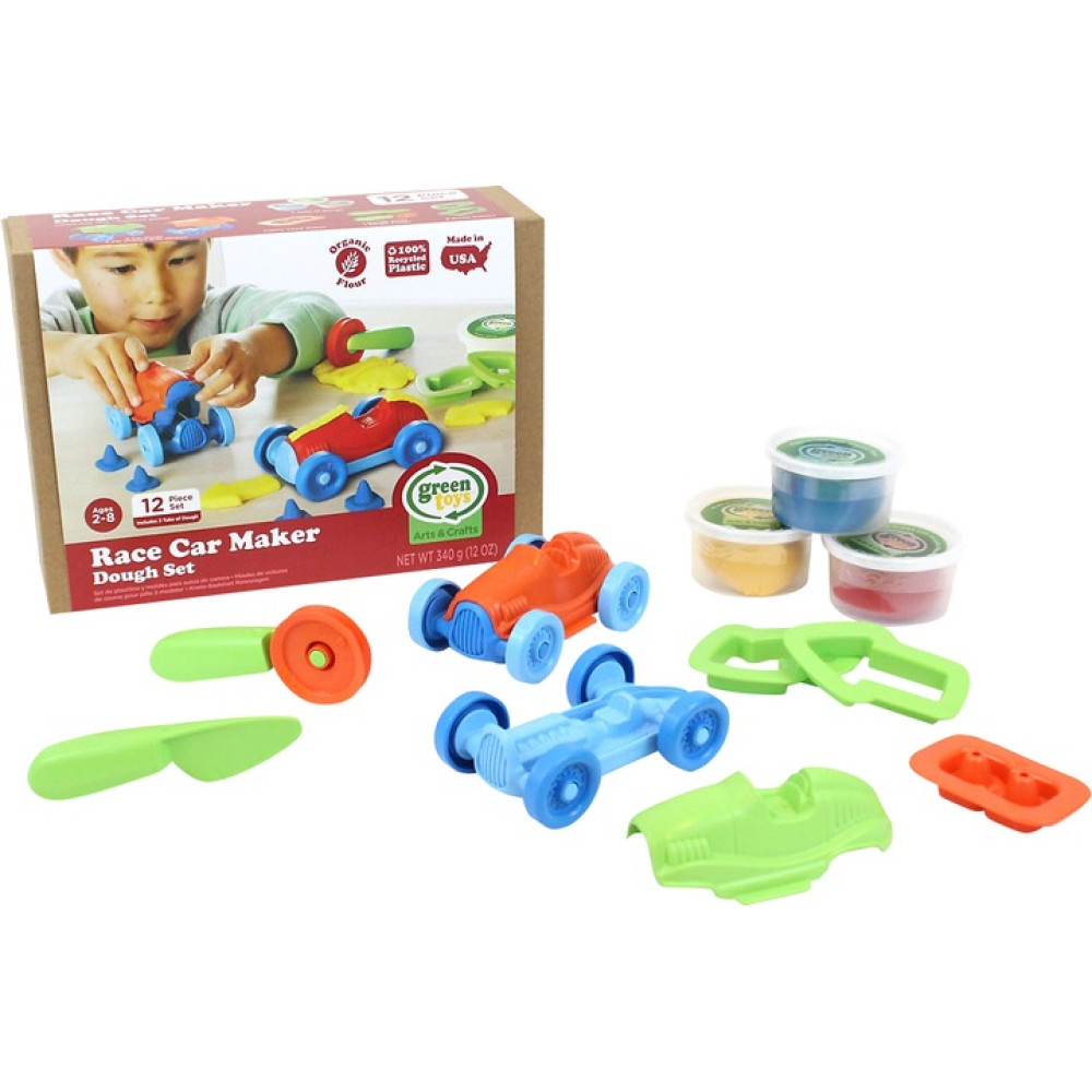 Набір тесту для ліплення гоночних автомобілів Green Toys (DRM1-1246)