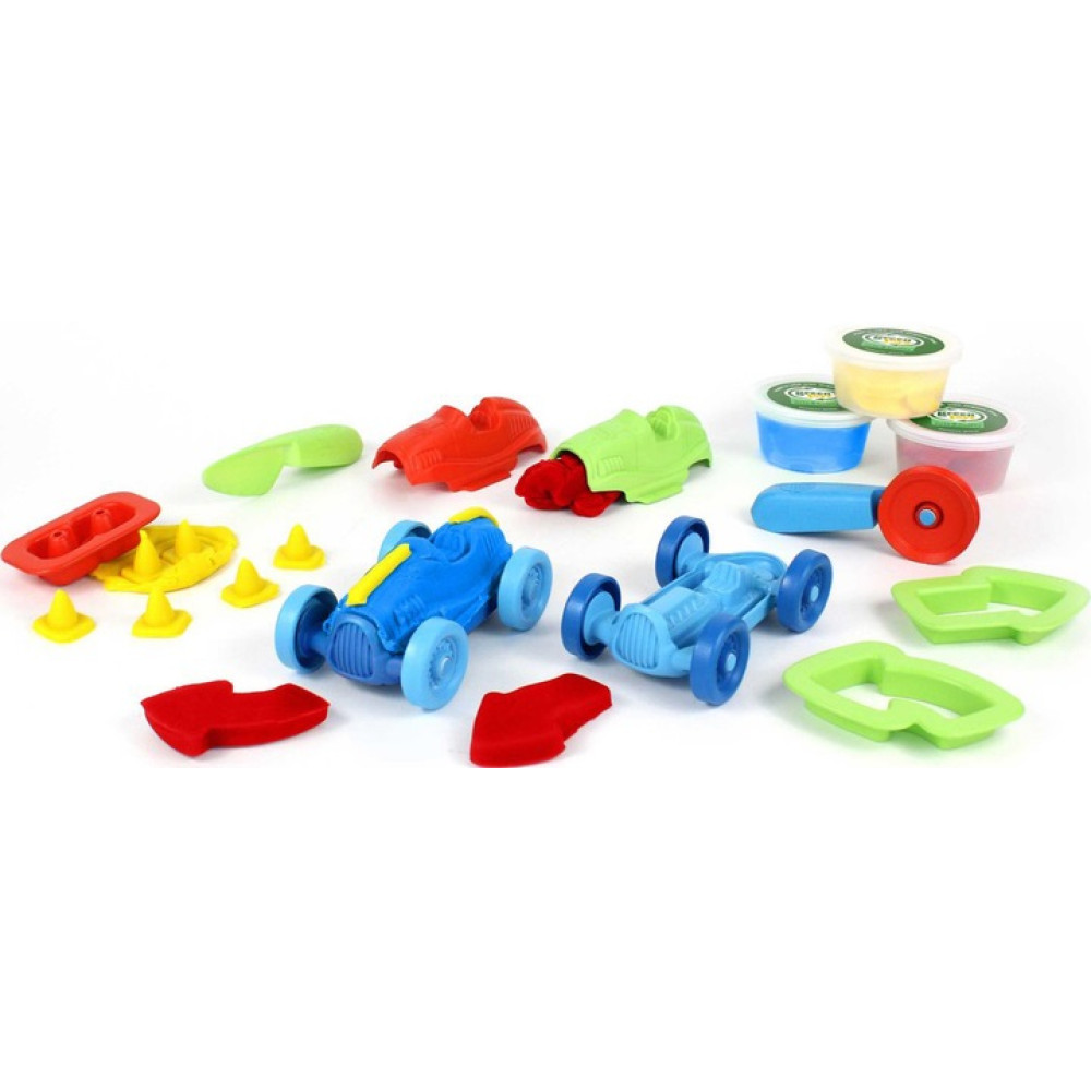 Набір тесту для ліплення гоночних автомобілів Green Toys (DRM1-1246) Набір тесту для ліплення гоночних автомобілів Green Toys (DRM1-1246)