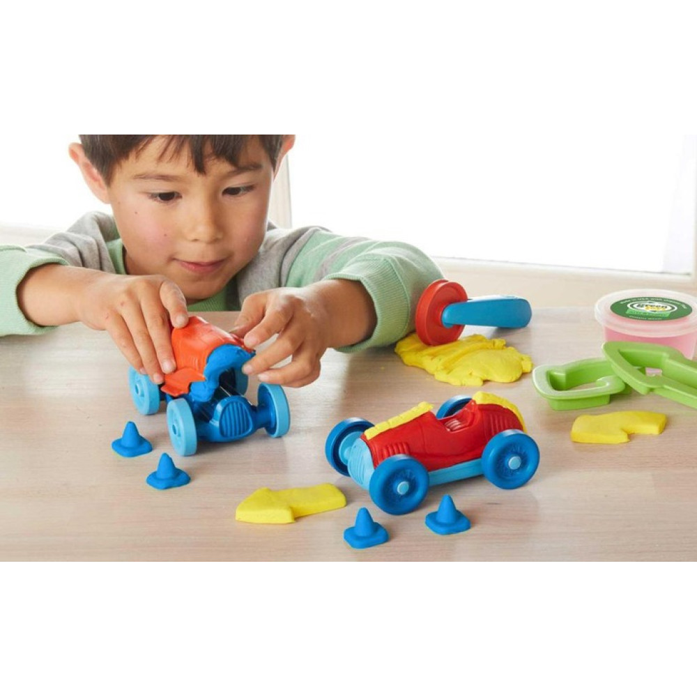 Набір тесту для ліплення гоночних автомобілів Green Toys (DRM1-1246) Набір тесту для ліплення гоночних автомобілів Green Toys (DRM1-1246)