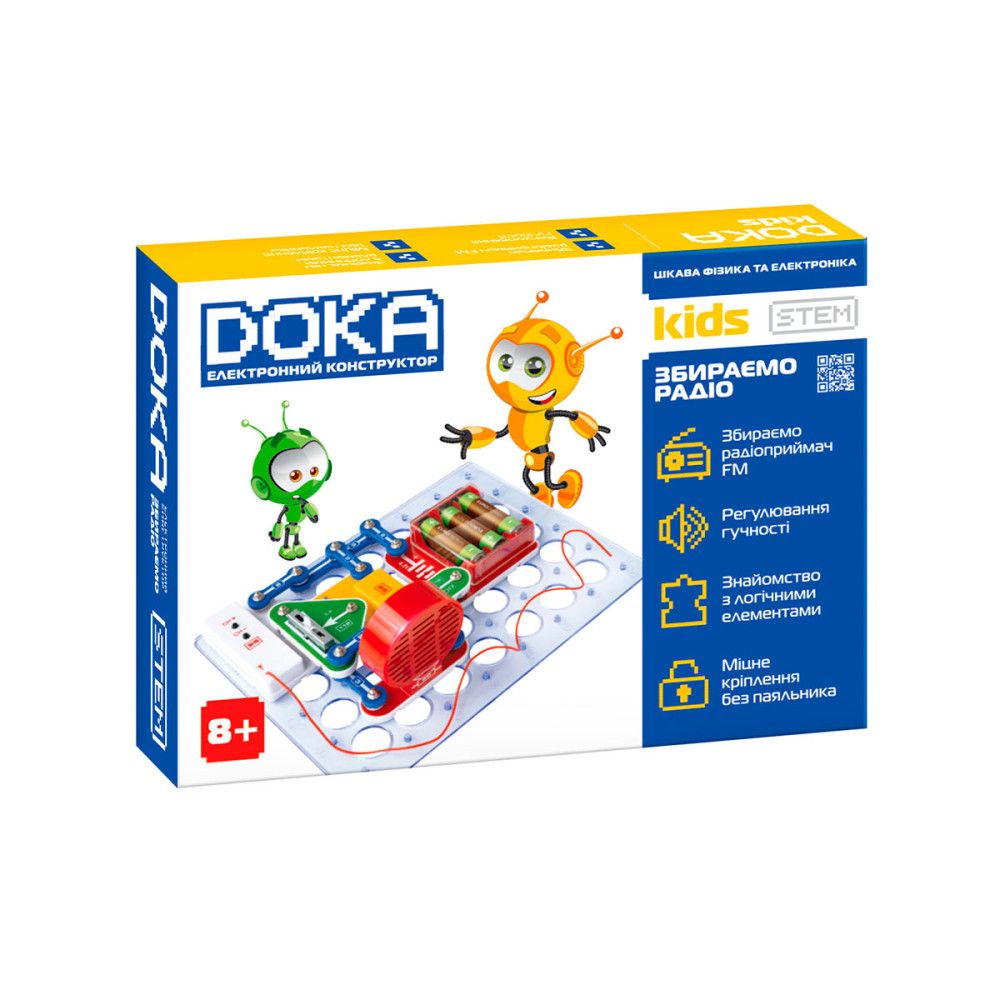 Конструктор электронный DOKA Собираем радио (D70703)