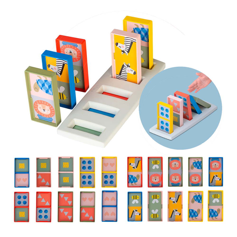 Развивающая игра Taf Toys Моё первое домино Саванна (12865)