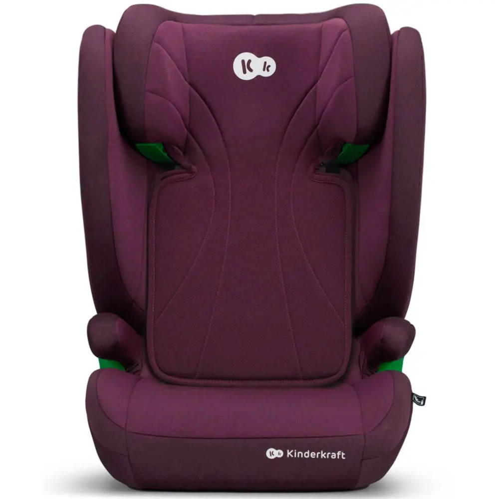 Kinderkraft Junior Fix 2 i-Size - автокрісло для дітей (від 3.5 до 12 років / 100 - 150 см) • Cherry Pearl (KCJUFI20RED0000)