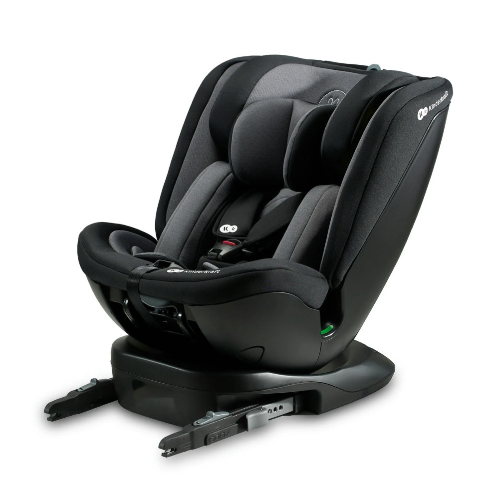 Kinderkraft Xpedition 2 i-Size - автокрісло для дітей (від 0 до 12 років / 40 - 150 см), обертання 360° • Black (KCXPED02BLK0000)