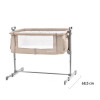 Kinderkraft Neste - багатофункціональне приставне ліжечко-колиска 2 в 1 • Grey Melange (KCNEGR00GRY0000)