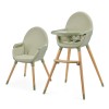 Kinderkraft Fini 2 - стільчик для годування 2 в 1 • Green (KHFINI02GRE0000)