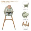 Kinderkraft Fini 2 - стільчик для годування 2 в 1 • Green (KHFINI02GRE0000)