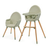 Kinderkraft Fini 2 - стульчик для кормления 2 в 1 • Green (KHFINI02GRE0000)