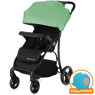 Прогулочная Kinderkraft, портативная Bluetooth-колонка iDance Cuty Sealion 10W в подарок Cruiser Green (KSCRUI00GRE0000)