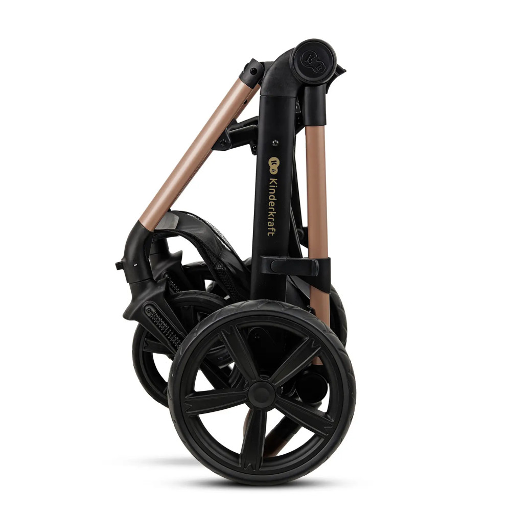 Універсальна коляска 3 в 1 Kinderkraft Moov 2, портативна Bluetooth-колонка iDance Cuty Sealion 10W в подарунок Sand Beige (KSMOOV02BEGEV00)