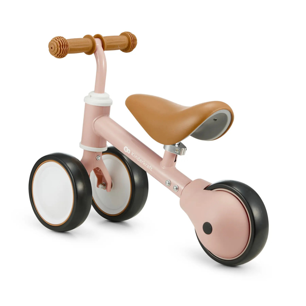 Kinderkraft Cutie - триколісний міні-біговел (від 1 року, до 25 кг) • Pink (KRCUTI00PNK0000)