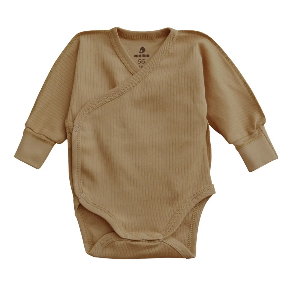 Боди для новорожденных Minikin, кофейный, р.62 (211230362)