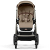 Cybex Balios S Lux 2025 - прогулянкова коляска, всесезонний візок, з великими колесами, телескопічне регулювання ручки, великий кошик до 10 кг • TPE Almond Beige
