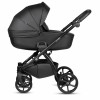 Коляска 2 в 1 Tutis Uno 5+ Leather collection Jet Black