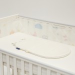 Sonto Sleepset - зимовий спальний комплект (бортики, молочний спальник, молочне простирадло), 120х60 см прямі кути, безпечні матеріали • Ванільне молоко