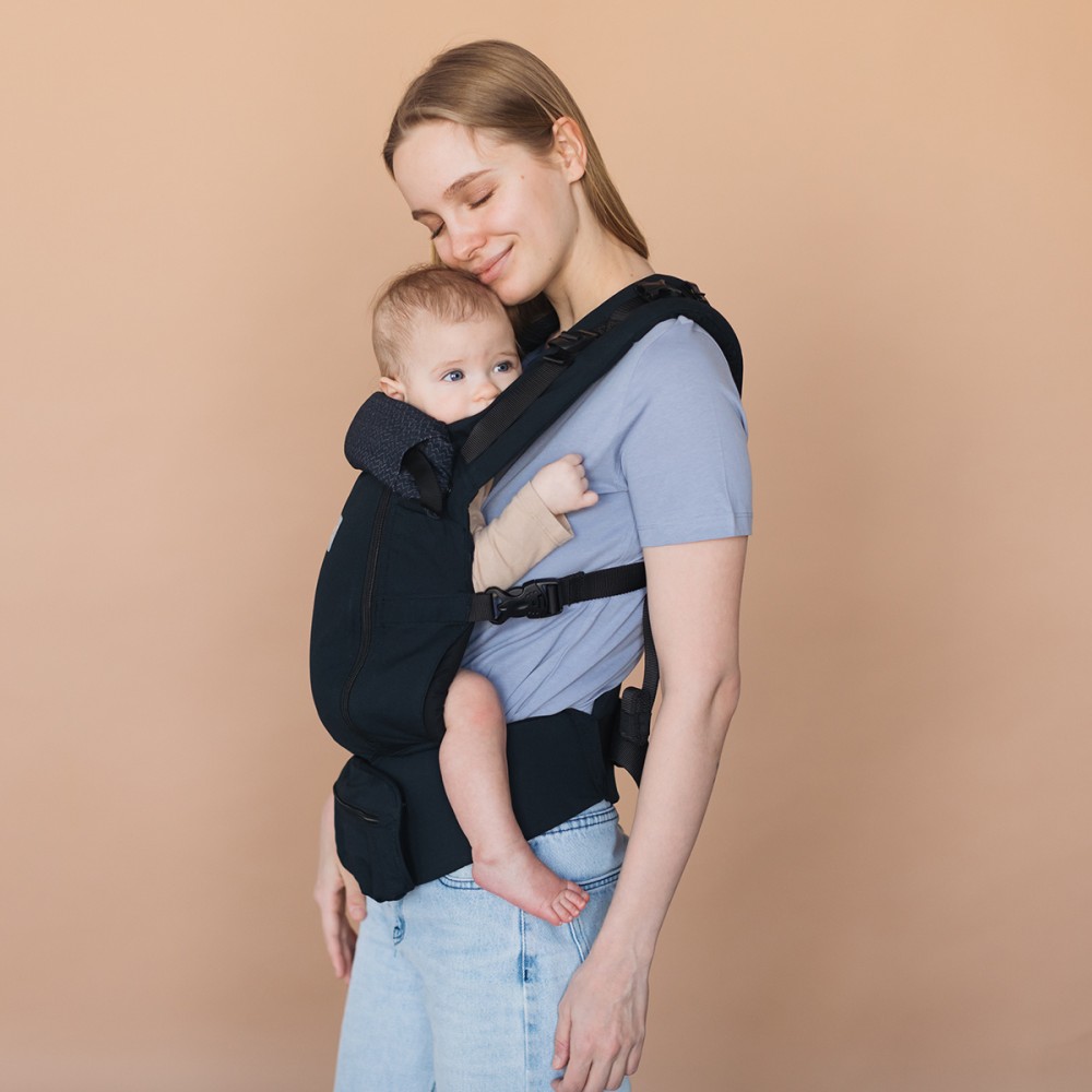 Ерго-рюкзак Love & Carry AIR X Неро, чорний (LC134)