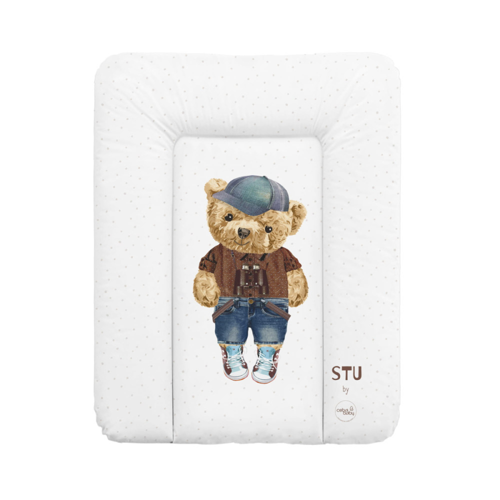 Пеленальний матрац Cebababy 50x70 Fluffy Puffy Stu, хлопчик (W-143-132-683)