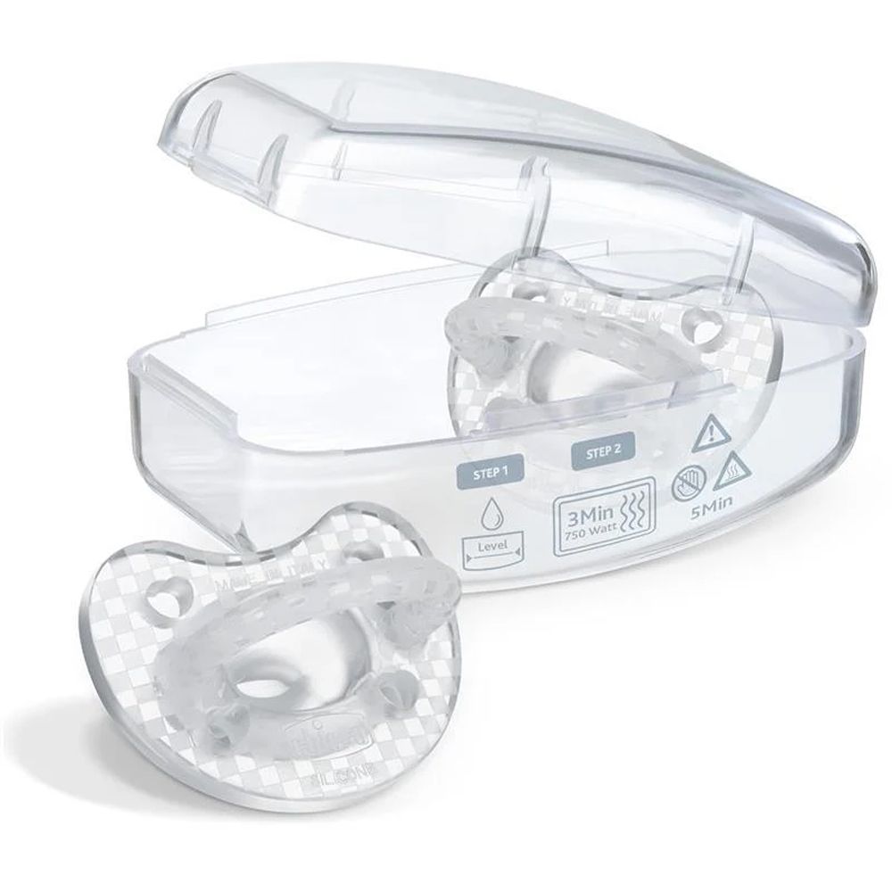 Пустушка Chicco Physioforma Crystal силіконова (від 16 до 36 місяців), 2шт
