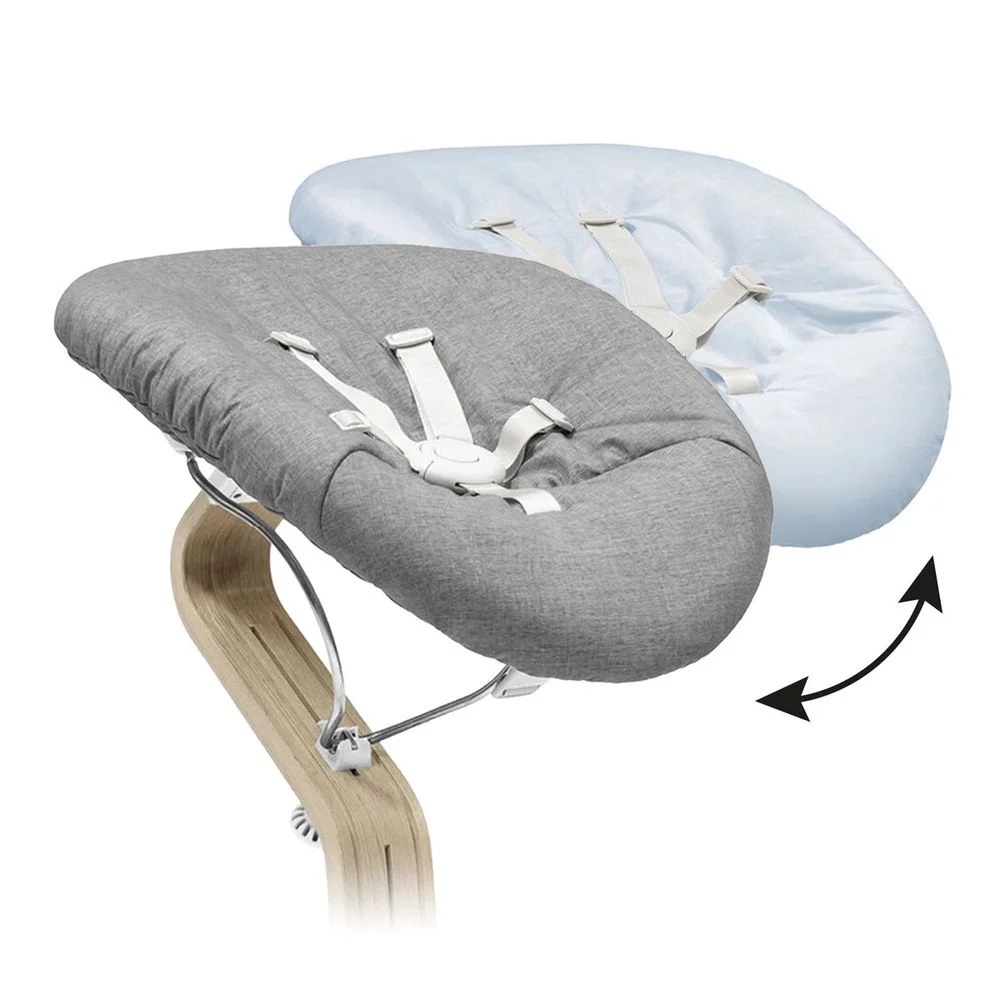 Крісло для новонароджених Stokke Nomi Newborn White, grey-blue (625904)