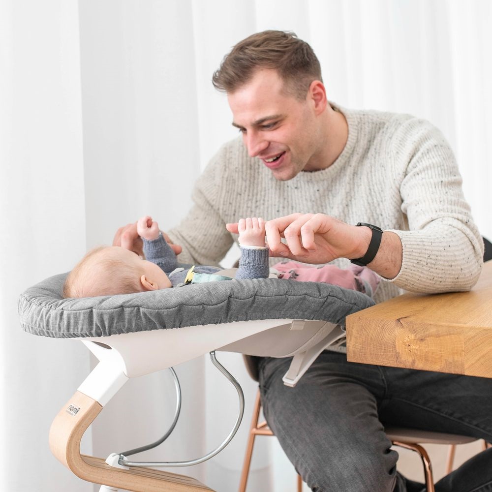 Крісло для новонароджених Stokke Nomi Newborn White, grey-blue (625904)