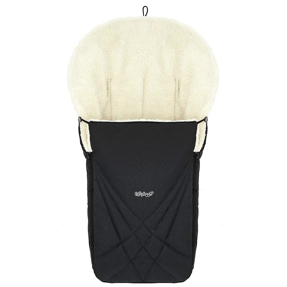 Зимовий конверт Babyroom Wool No8 black (626123)