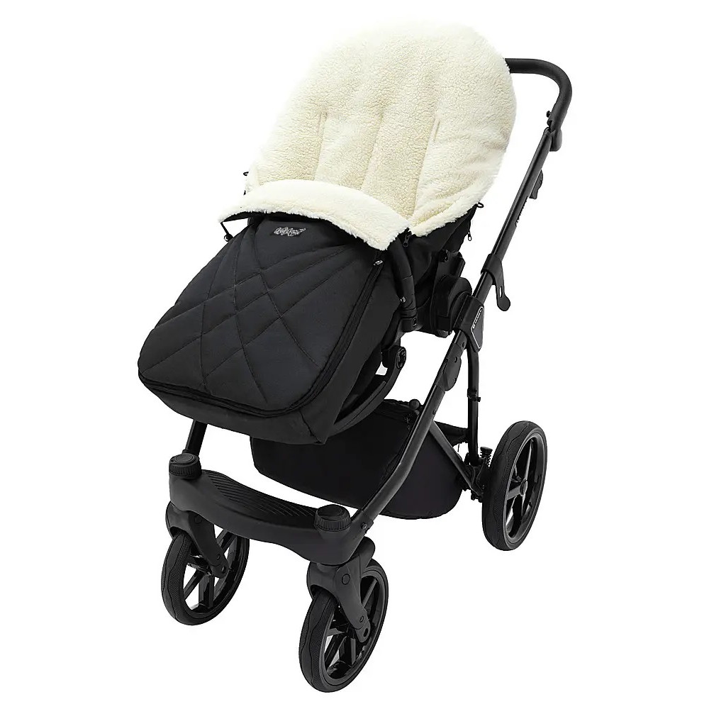 Зимовий конверт Babyroom Wool No8 black (626123)