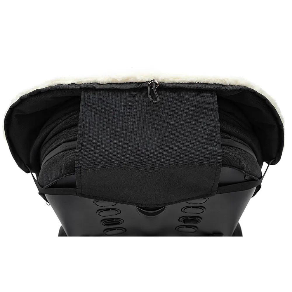 Зимовий конверт Babyroom Wool No8 black (626123)