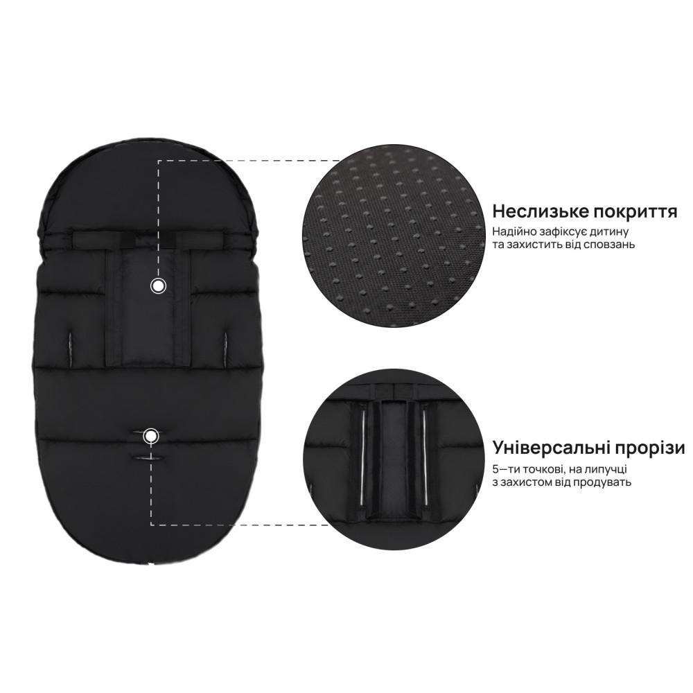 Зимовий конверт Bair Iceberg black noire (680636) Зимовий конверт Bair Iceberg black noire (680636)