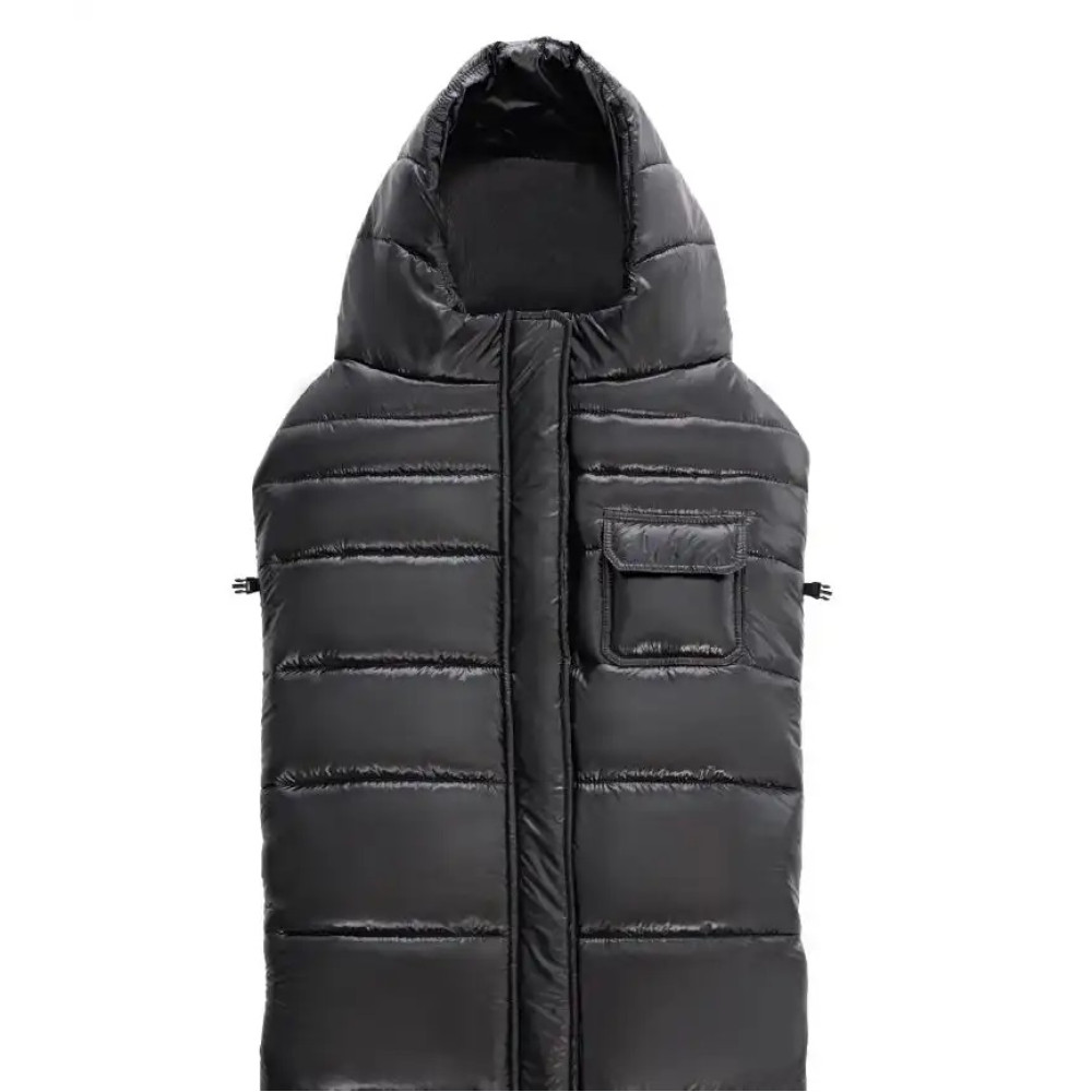Bair Nordie - зимовий конверт для новонароджених у дитячу коляску, санки • Black moncler (681037) Bair Nordie - зимовий конверт для новонароджених у дитячу коляску, санки • Black moncler (681037)