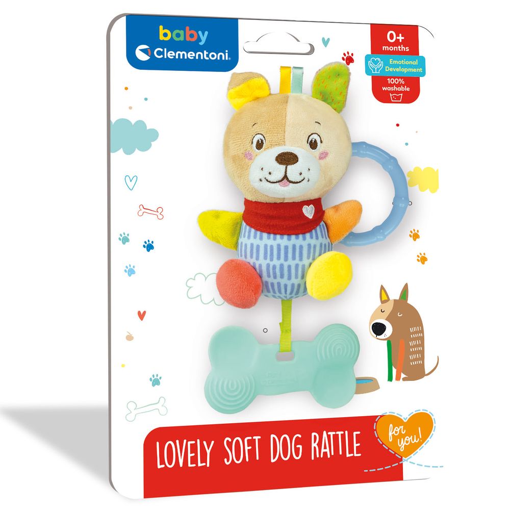 Брязкальце Clementoni Lovely Soft Dog (17785)