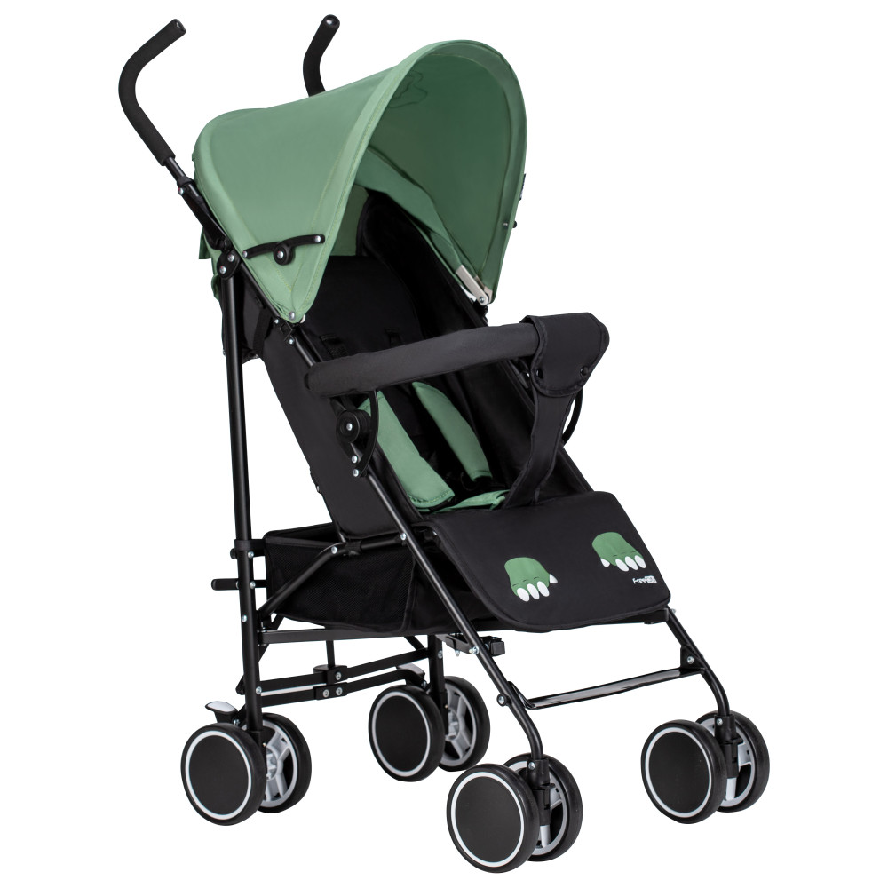 FreeON Simple - легкая прогулочная детская коляска • Dark green