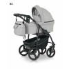 Verdi Travel - универсальная детская коляска 3 в 1 с большими колесами для путешевствий • Light Grey