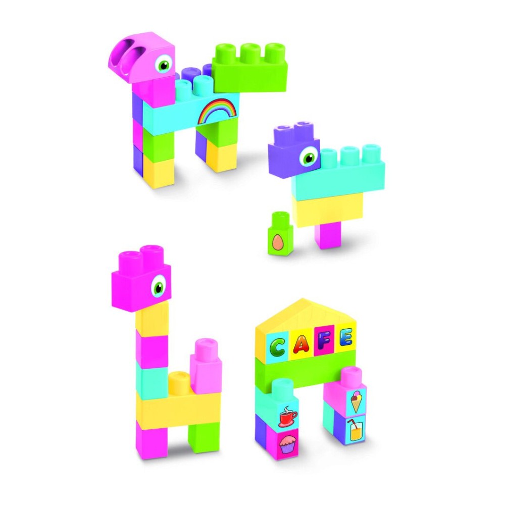 Конструктор Wader Big Blocks 26 ел рожевий (41590)