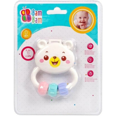 Детская погремушка Bam Bam Мишка (414225)