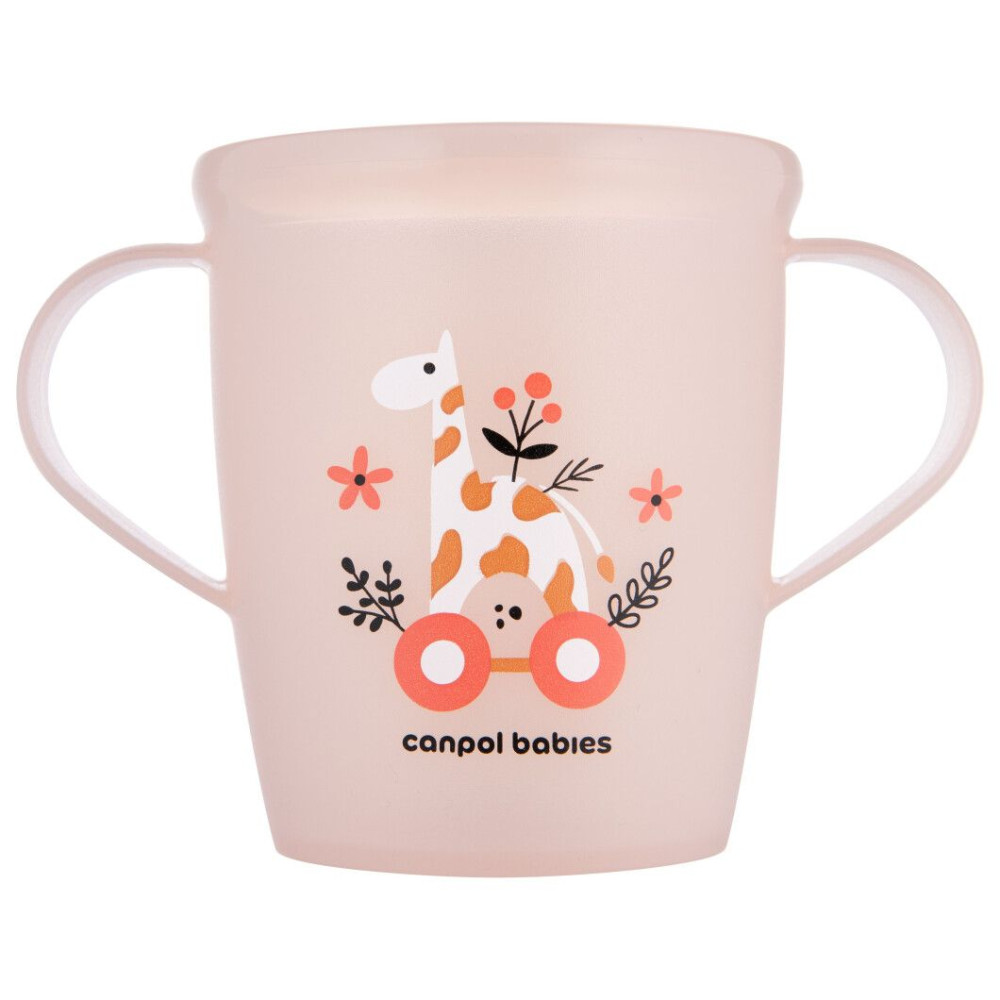 Кружка с ручками Canpol babies 250 мл Розовая (2/101_pin)
