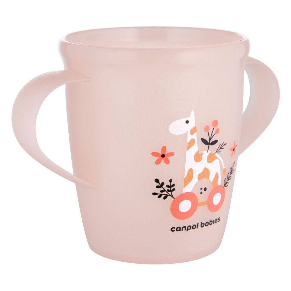 Кружка с ручками Canpol babies 250 мл Розовая (2/101_pin) Кружка с ручками Canpol babies 250 мл Розовая (2/101_pin)