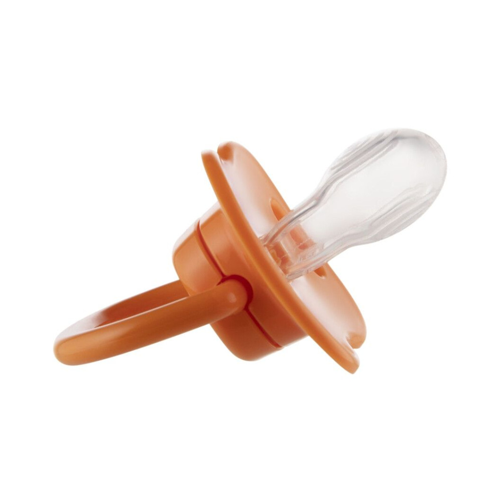Пустушка Canpol babies CUTE ANIMALS силіконова симетрична 0-6 міс Помаранчевий (34/924_ora)