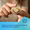 Пустушка Canpol babies Gold силіконова симетрична 0-6 міс Рожевий (22/664_pin)