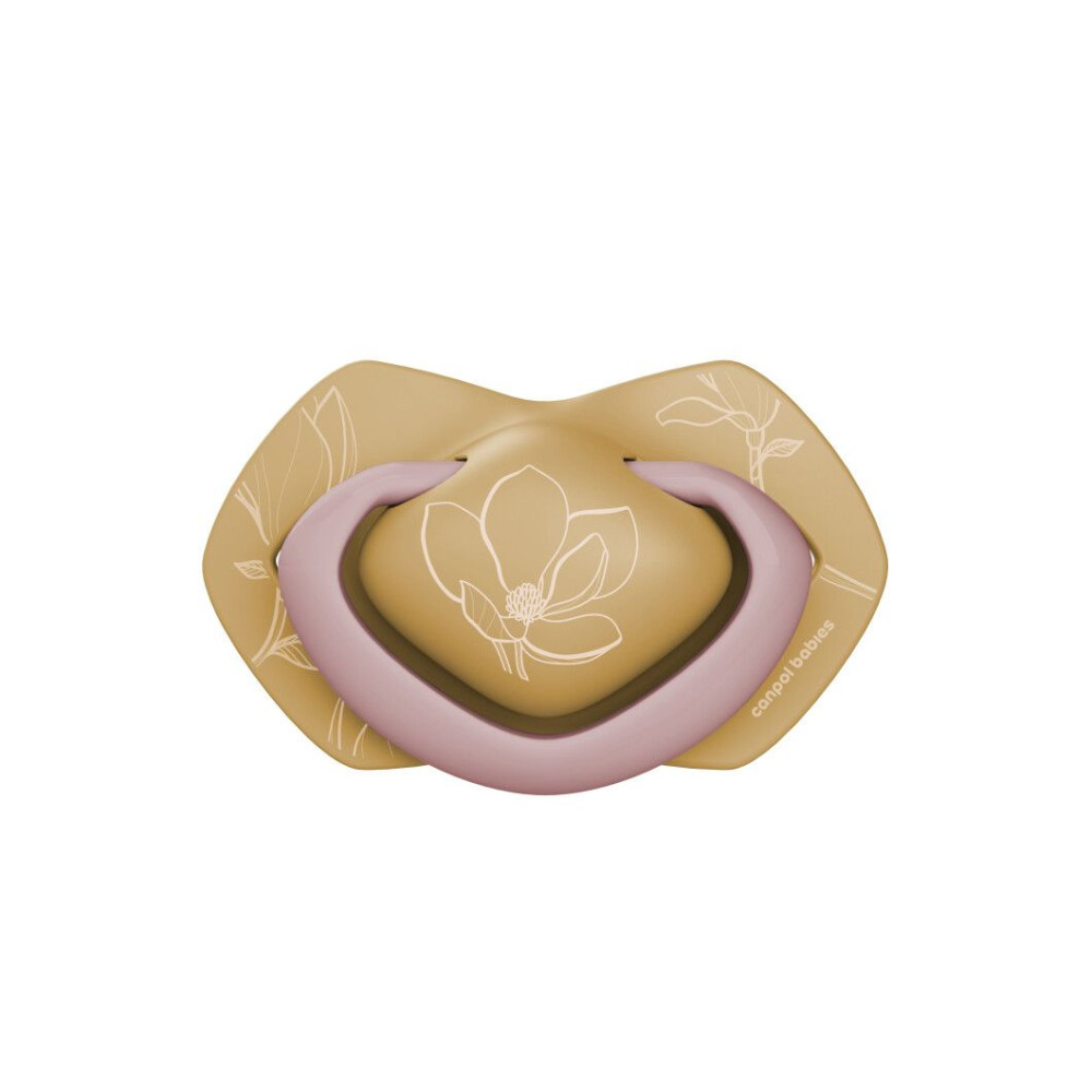 Пустушка Canpol babies Gold силіконова симетрична 0-6 міс Рожевий (22/664_pin) Пустушка Canpol babies Gold силіконова симетрична 0-6 міс Рожевий (22/664_pin)
