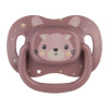 Пустышка Canpol babies CUTE ANIMALS силиконовая симметричная з 18 мес Розовый (34/926_pin)