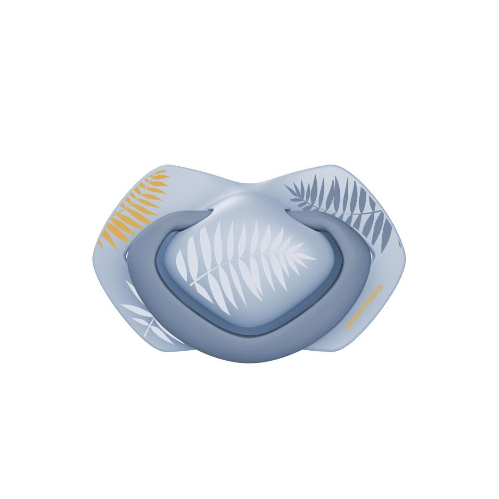 Пустышка Canpol babies Gold силиконовая симметричная 6-18 мес Голубая 2 шт (22/665_blu)