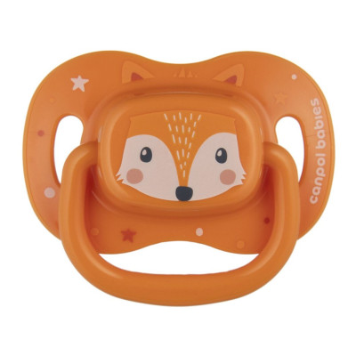 Пустышка Canpol babies CUTE ANIMALS силиконовая симметричная з 18 мес Оранжевый (34/925_ora) Пустышка Canpol babies CUTE ANIMALS силиконовая симметричная з 18 мес Оранжевый (34/925_ora)