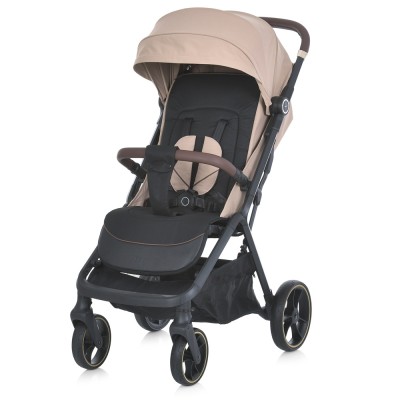 El Camino Beya ME 1127-G - прогулочная коляска с автоматическим складыванием, большие колеса, защита от сползания • Beige El Camino Beya ME 1127-G - прогулочная коляска с автоматическим складыванием, большие колеса, защита от сползания • Beige